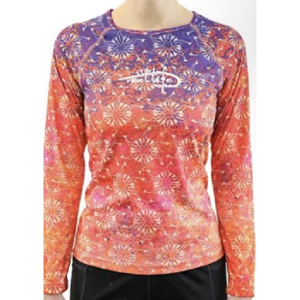 Reel Life Women's Long Sleeve Performance Fishing Shirt – Size M